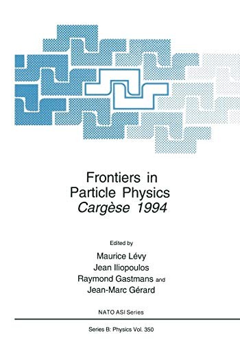 Cover for Frontiers in Particle Physics