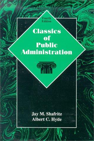 Cover for Classics of public administration