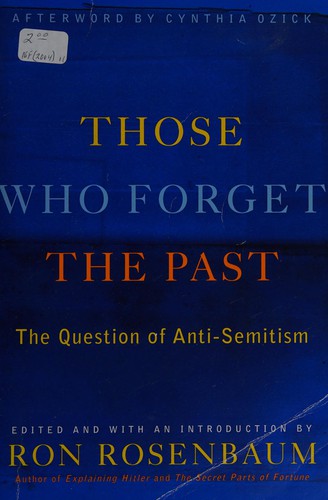 Cover for Those who forget the past