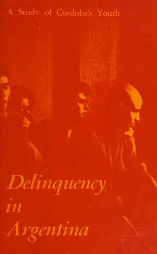 Cover for Delinquency in Argentina