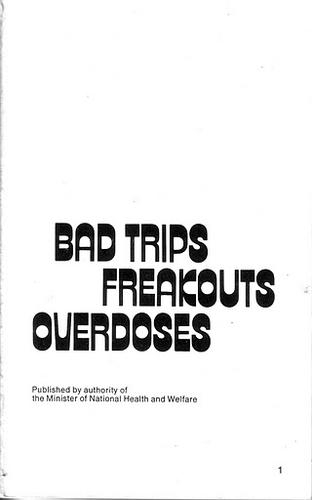 Cover for Bad trips, freakouts, overdoses