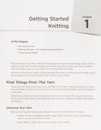 Cover for The complete idiot's guide to knitting