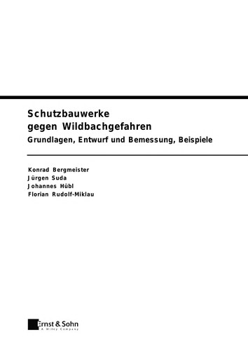 Cover for Schutzbauwerke gegen Wildbachgefahren