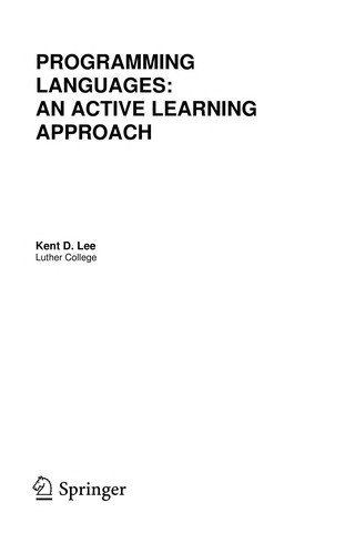 Cover for Programming Languages