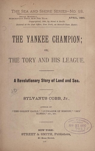 Cover for The Yankee champion