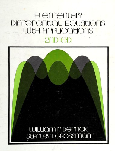 Cover for Elementary differential equations with applications