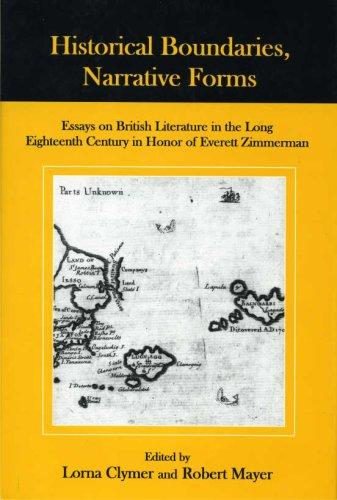 Cover for Historical Boundaries, Narrative Forms