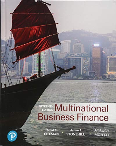 Cover for Multinational Business Finance