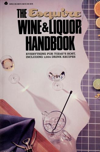 Cover for Esquire wine and liquor handbook