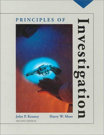 Cover for Principles of investigation