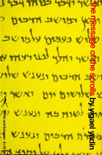 Cover for The Message of the Scrolls