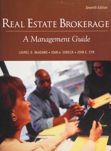 Cover for Real Estate Brokerage 7E (Real Estate Brokerage: A Management Guide)