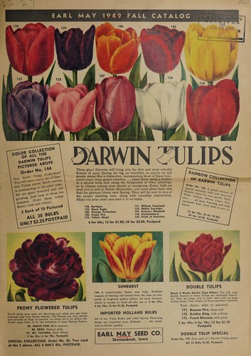 Cover for Earl May 1949 fall catalog