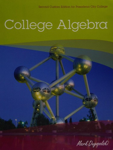 Cover for College algebra