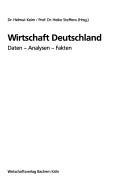 Cover for Wirtschaft Deutschland