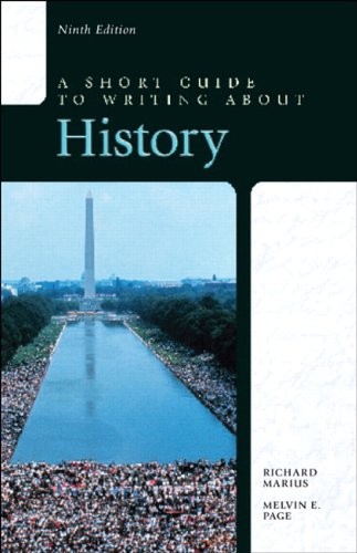 Cover for A Short Guide to Writing about History (9th Edition)