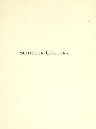 Cover for Schiller-gallery