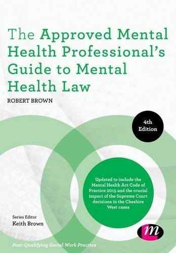 Cover for Approved Mental Health Professional's Guide to Mental Health Law