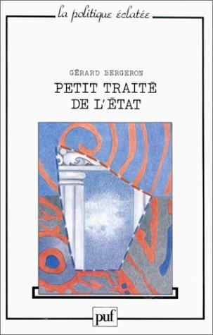 Cover for Petit traité de l'Etat