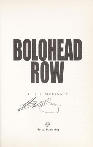 Cover for Bolohead Row