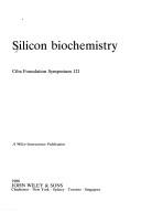 Cover for Silicon biochemistry.