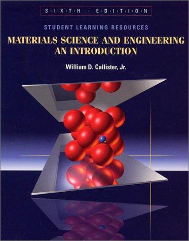 Cover for Student Learning Resources to accompany Materials Science and Engineering