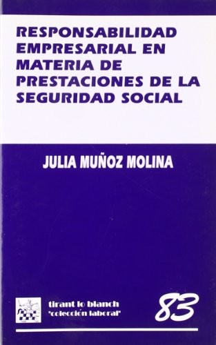 Cover for Responsabilidad empresarial en materia de prestaciones de la Seguridad Social