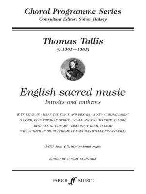 Cover for English Sacred Music Introits And Anthems For Satb Divisioptional Organ