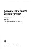 Cover for Contemporary French fiction by women