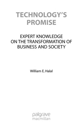Cover for Technology's promise