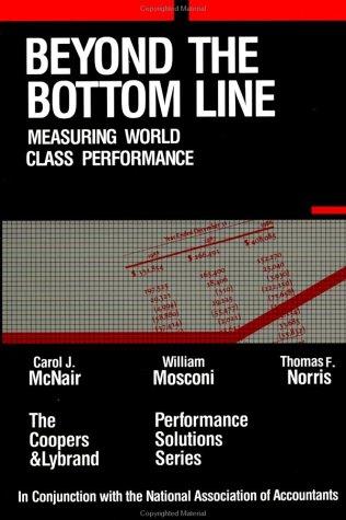 Cover for Beyond the bottom line