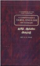 Cover for Compendious Tamil-English Dictionary