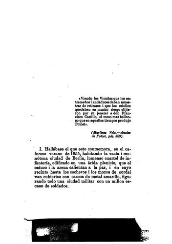 Cover for Del origen de los Vicuñas.