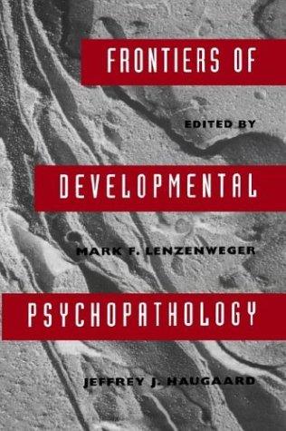 Cover for Frontiers of developmental psychopathology