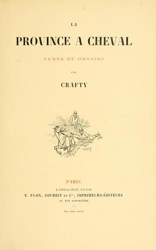 Cover for La province a cheval