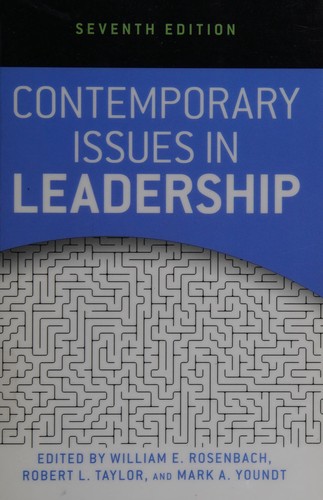 Cover for Contemporary issues in leadership