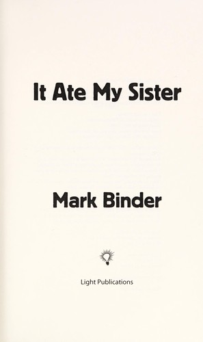Cover for It ate my sister