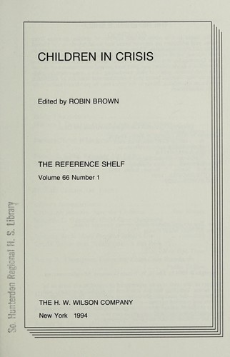Cover for Children in crisis