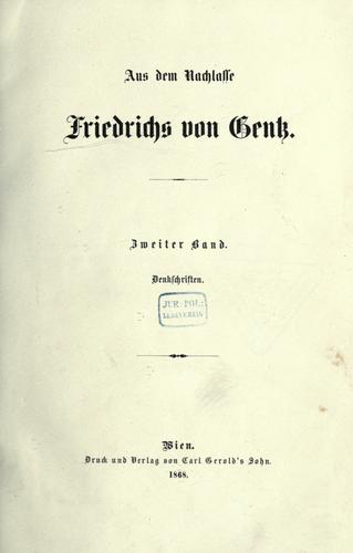 Cover for Aus dem Nachlasse