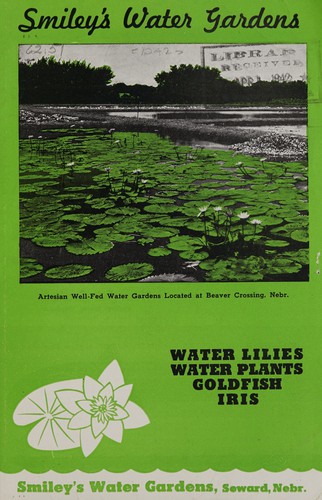 Cover for Water lilies, water plants, goldfish, iris