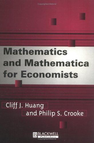 Cover for Mathematics and Mathematica for economists