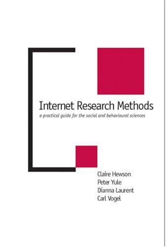 Cover for Internet Research Methods