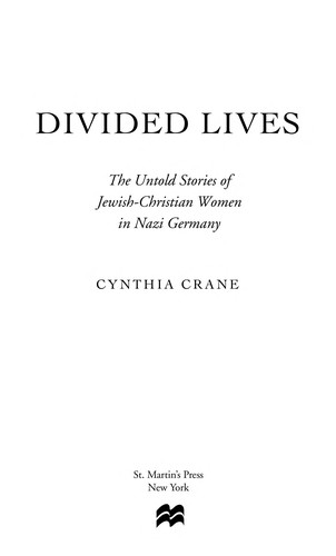 Cover for Divided lives