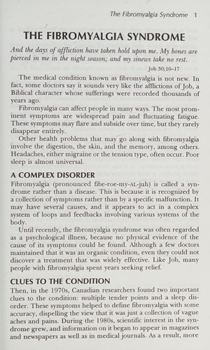 Cover for Coping with fibromyalgia