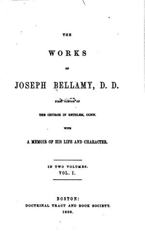 Cover for The Works of Joseph Bellamy