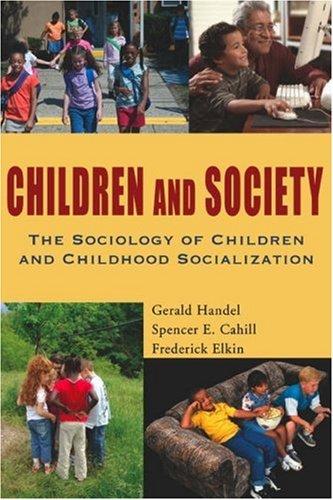 Cover for Children and Society
