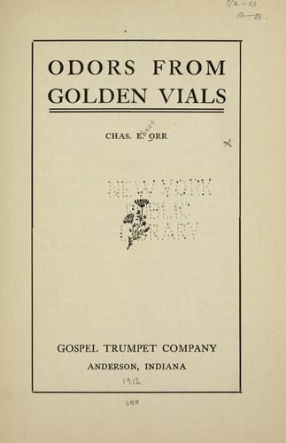 Cover for Odors from golden vials