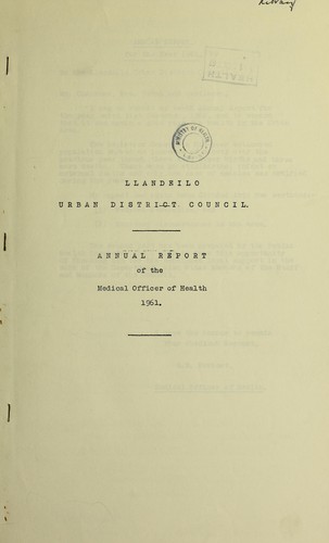 Cover for [Report 1961]