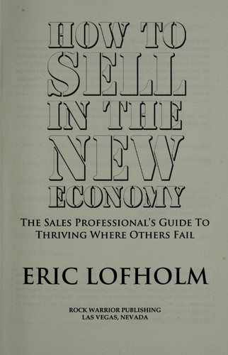 Cover for How to sell in the new economy