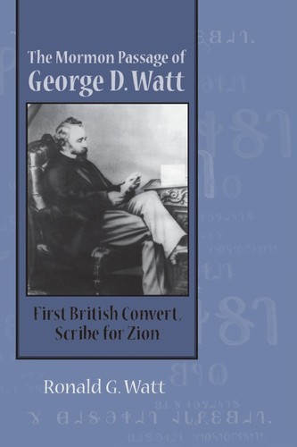Cover for The Mormon passage of George D. Watt